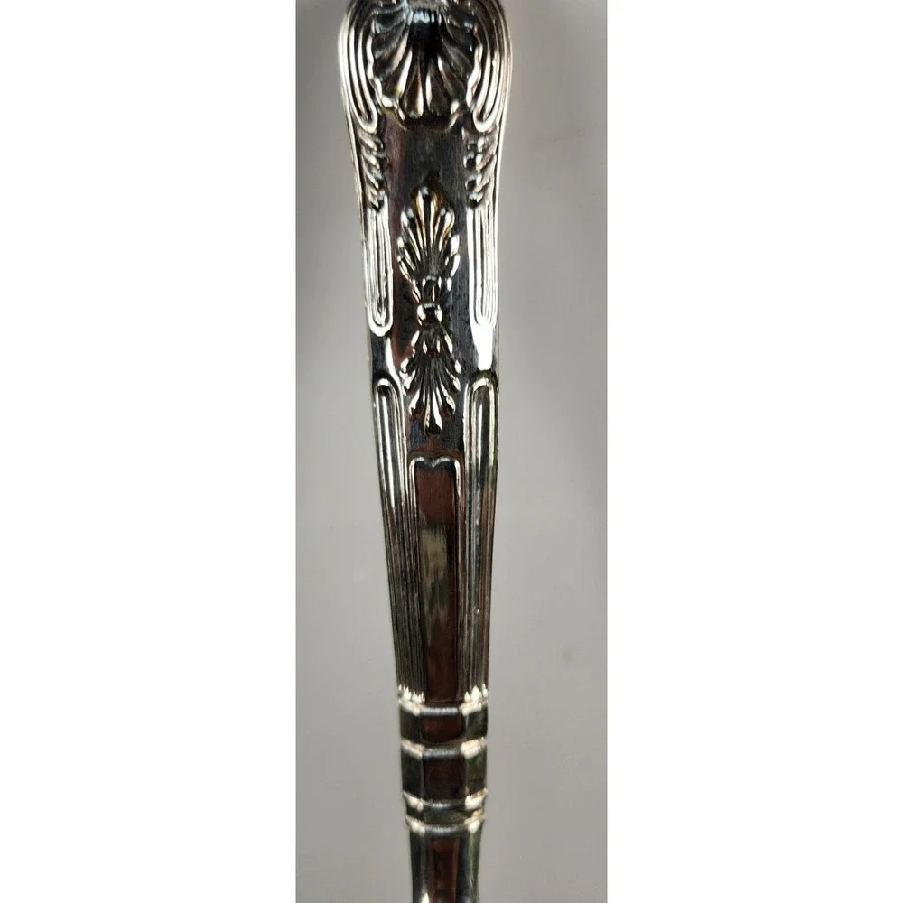 Vintage Serving Utensil Pie Cake Spatula Silverplated Floral Design